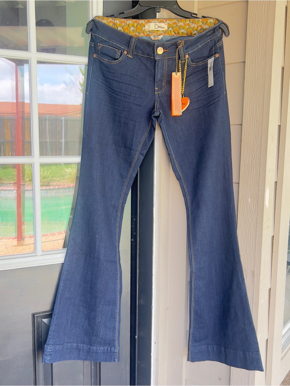 Dittos Dark Blue Flare Jeans with new with tags
